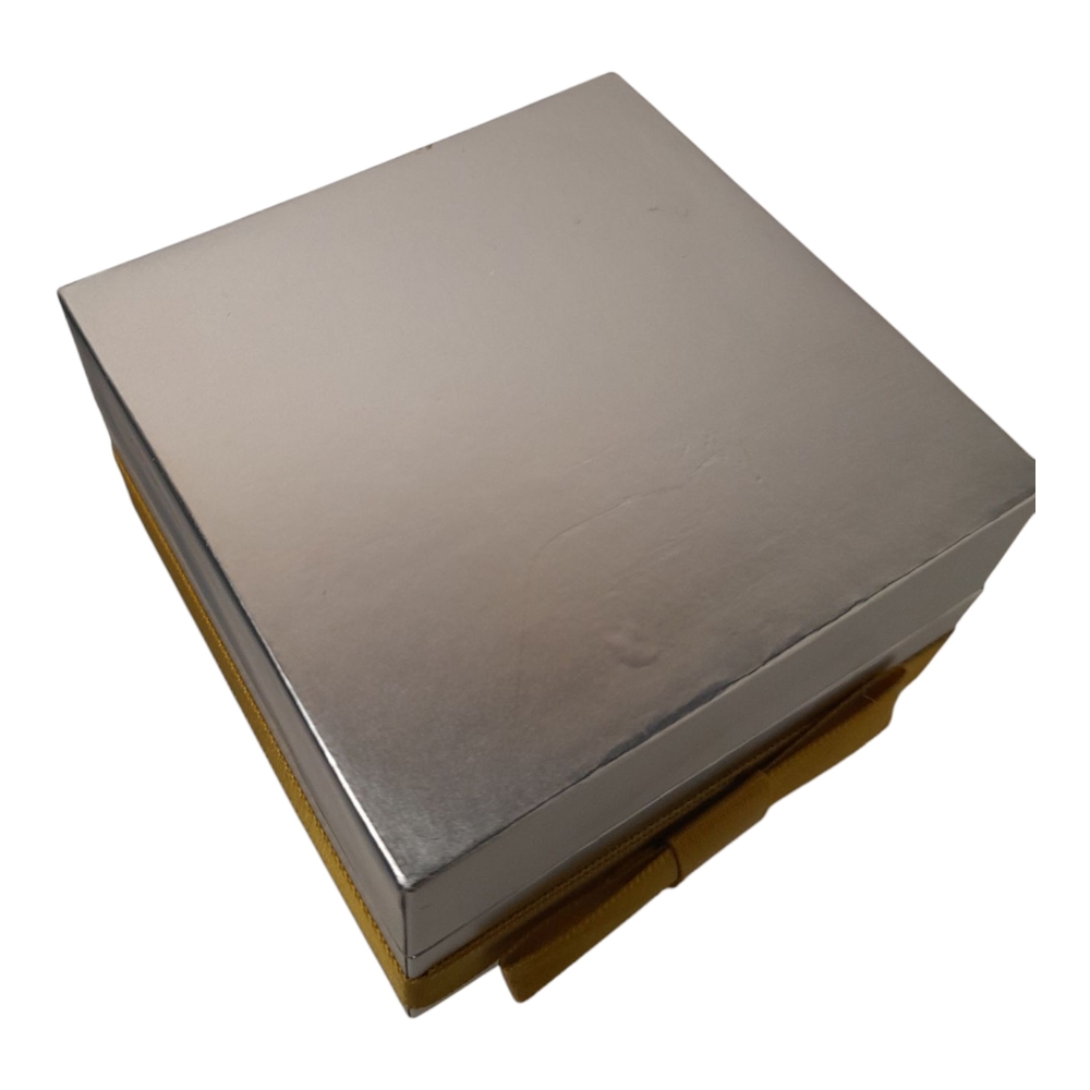 Paige Harper Silver Gift Box with Gold Ribbon - Picture 6 of 7